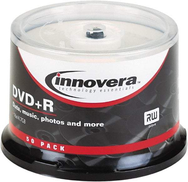 innovera - DVD+R Discs - Use with CD, DVD Drives - Americas Industrial Supply