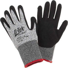 PIP - Size S, ANSI Cut Lvl A4, Cut Resistant Gloves - Palm & Fingers Coated, Salt & Pepper - Americas Industrial Supply