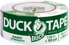 Duck - 1-7/8" x 55 Yds Gray Duct Tape - 6 mil, Rubber Adhesive, Vinyl Backing, 18 Lb/ln Tensile Strength, Series DUC - Americas Industrial Supply