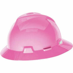 MSA - ANSI Type I Class E 4-Point Ratchet Full Brim Hard Hat - Americas Industrial Supply