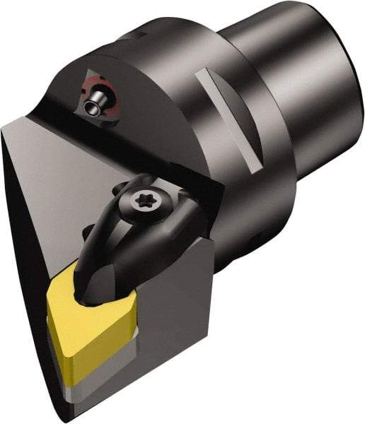 Sandvik Coromant - Left Hand Cut, Size C5, DNMG 150608 Insert Compatiblity, Internal or External Modular Turning & Profiling Cutting Unit Head - 35mm Ctr to Cutting Edge, 60mm Head Length, Through Coolant, Series T-Max P - Americas Industrial Supply