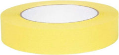 Duck - 15/16" Wide x 60 Yd Long Yellow Poly-Coated Paper Masking Tape - Series 240570 - Americas Industrial Supply