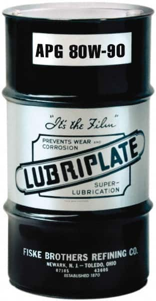 Lubriplate - 16 Gal Drum, Mineral Gear Oil - 15°F to 280°F, 650 SUS Viscosity at 100°F, 84 SUS Viscosity at 210°F, ISO 100 - Americas Industrial Supply