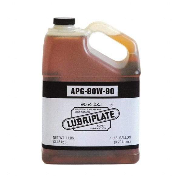 Lubriplate - 1 Gal Bottle, Mineral Gear Oil - 15°F to 280°F, 650 SUS Viscosity at 100°F, 84 SUS Viscosity at 210°F, ISO 100 - Americas Industrial Supply