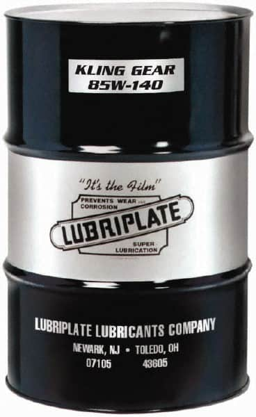 Lubriplate - 55 Gal Drum, Mineral Gear Oil - 40°F to 290°F, 1866 SUS Viscosity at 100°F, 140 SUS Viscosity at 210°F, ISO 460 - Americas Industrial Supply