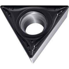 Walter - TCMT21.52 MK4 Grade WKK10S Carbide Turning Insert - TiCN/Al2O3 Finish, 60° Trigon, 1/4" Inscr Circle, 3/32" Thick, 1/32" Corner Radius - Americas Industrial Supply