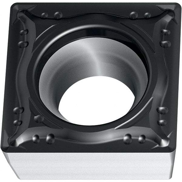 Walter - SCMT32.52 MK4 Grade WKK20S Carbide Turning Insert - TiCN/Al2O3 Finish, 90° Square, 3/8" Inscr Circle, 5/32" Thick, 1/32" Corner Radius - Americas Industrial Supply