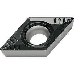 Walter - DCMT32.53 RK4 Grade WKK20S Carbide Turning Insert - TiCN/Al2O3 Finish, 55° Diamond, 3/8" Inscr Circle, 5/32" Thick, 3/64" Corner Radius - Americas Industrial Supply