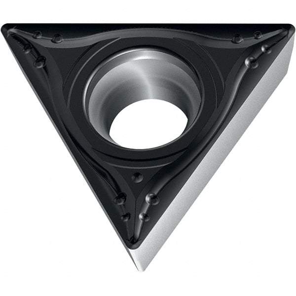 Walter - TCMT21.52 MP4 Grade WPP20S Carbide Turning Insert - 60° Triangle, 1/4" Inscr Circle, 3/32" Thick, 1/32" Corner Radius - Americas Industrial Supply