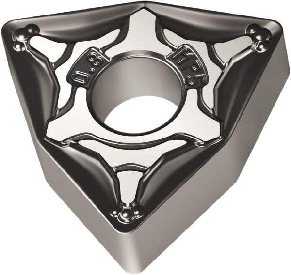 Walter - WNMG432 MP5 Grade WPP05S Carbide Turning Insert - 80° Trigon, 1/2" Inscr Circle, 3/16" Thick, 1/32" Corner Radius - Americas Industrial Supply