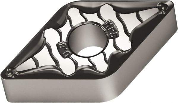Walter - DNMG442 MP5 Grade WPP05S Carbide Turning Insert - 55° Diamond, 1/2" Inscr Circle, 1/4" Thick, 1/32" Corner Radius - Americas Industrial Supply