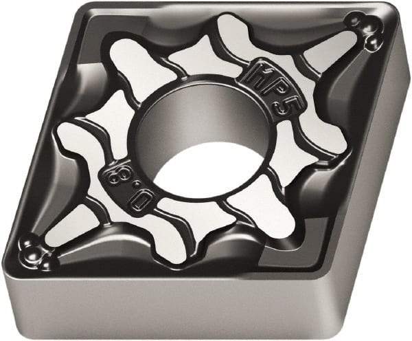 Walter - CNMG432 MP5 Grade WPP05S Carbide Turning Insert - 80° Parallelogram, 1/2" Inscr Circle, 3/16" Thick, 1/32" Corner Radius - Americas Industrial Supply