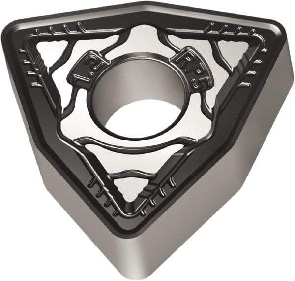 Walter - WNMG432 RP5 Grade WKK10S Carbide Turning Insert - 80° Trigon, 1/2" Inscr Circle, 3/16" Thick, 1/32" Corner Radius - Americas Industrial Supply