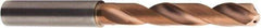 Niagara Cutter - 17/32" 140° Spiral Flute Solid Carbide Screw Machine Drill Bit - AlCrN Finish, Right Hand Cut, 60mm Flute Length, 107mm OAL, Straight Shank - Americas Industrial Supply