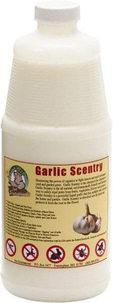 Bare Ground Solutions - Garlic Scentry Quart Bottle Ready to Use Premixed to repel unwanted animals - Garlic Scentry harnesses the power of organics to fight insects and repel unwanted yard and garden pests. - Americas Industrial Supply