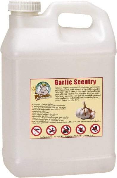 Bare Ground Solutions - Garlic Scentry 2.5 Gallon Bottle Ready to Use Premixed to repel unwanted animals - Garlic Scentry harnesses the power of organics to fight insects and repel unwanted yard and garden pests. - Americas Industrial Supply