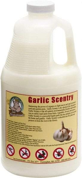 Bare Ground Solutions - Garlic Scentry Half Gallon Bottle Ready to Use Premixed to repel unwanted animals - Garlic Scentry harnesses the power of organics to fight insects and repel unwanted yard and garden pests. - Americas Industrial Supply