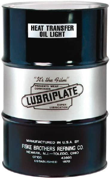 Lubriplate - 55 Gal Drum, Mineral Heat Transfer Oil - SAE 20, ISO 68, 9 cSt at 100°C, 60 cSt at 40°C - Americas Industrial Supply