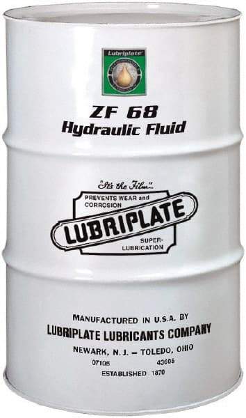 Lubriplate - 55 Gal Drum, Mineral Hydraulic Oil - SAE 20, ISO 68, 69.83 cSt at 40°, 8.2 cSt at 100°C - Americas Industrial Supply