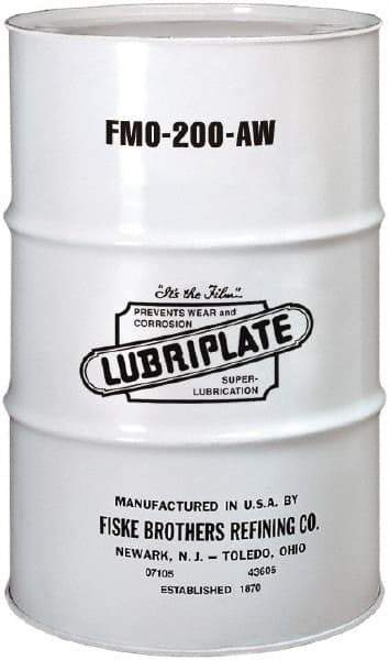 Lubriplate - 55 Gal Drum, Mineral Multipurpose Oil - SAE 10, ISO 46, 46.92 cSt at 40°C, 6.92 cSt at 100°C, Food Grade - Americas Industrial Supply