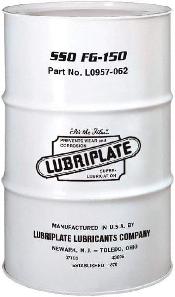 Lubriplate - 55 Gal Drum, Synthetic Seamer Oil - SAE 50, ISO 150, 151.1 cSt at 40°C, 20.25 cSt at 100°C, Food Grade - Americas Industrial Supply