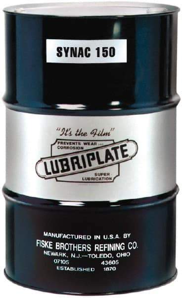 Lubriplate - 55 Gal Drum, ISO 150, SAE 40, Air Compressor Oil - 25°F to 440°, 754 Viscosity (SUS) at 100°F, 71 Viscosity (SUS) at 210°F - Americas Industrial Supply