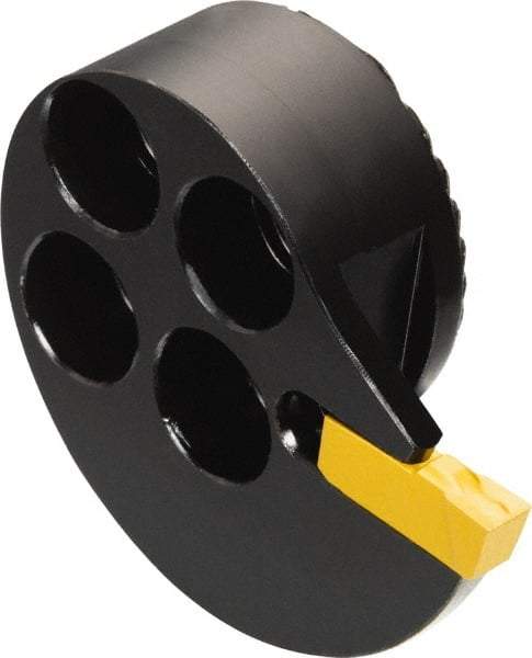 Sandvik Coromant - R/LAG551.31 Insert, 15.5mm Head Length, Modular Grooving Cutting Unit Head - Left Hand Cut, System Size 32, Through Coolant, Series T-Max Q-Cut - Americas Industrial Supply