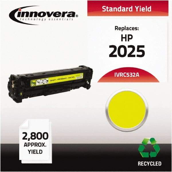 innovera - Yellow Toner Cartridge - Use with HP Color LaserJet CP2025 - Americas Industrial Supply