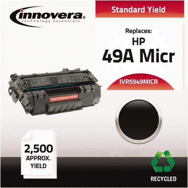 innovera - Black MICR Toner - Use with HP LaserJet 1160, 1320 - Americas Industrial Supply