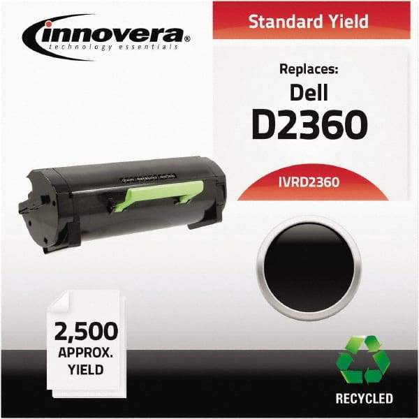 innovera - Black Toner Cartridge - Use with Dell B2360D, B2360DN, B3460DN, B3465DN, B3465DNF - Americas Industrial Supply