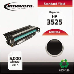 innovera - Black Toner Cartridge - Use with HP Color LaserJet CM3530 MFP, CM3530FS MFP, CP3525DN, CP3525N, CP3525X - Americas Industrial Supply