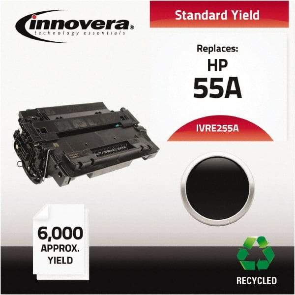 innovera - Black Toner Cartridge - Use with HP LaserJet P3010, P3015, P3015D, P3015DN, P3015X, P3016 - Americas Industrial Supply