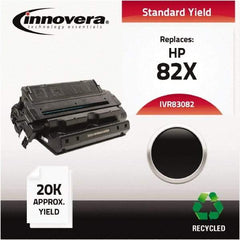 innovera - Black Toner Cartridge - Use with HP LaserJet 8100 - Americas Industrial Supply