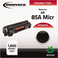 innovera - Black MICR Toner - Use with HP LaserJet Pro M1130, M1132MFP, M1134MFP, M1136MFP, M1137, M1138, M1139, M1210, M1212NF, HP Laser Jet Pro M1212F, M1213NF, M1214NFH, M1216NFH, M1217NFW, M1219NF, P1100, P1102, P1102W - Americas Industrial Supply