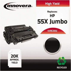 innovera - Black Toner Cartridge - Use with HP LaserJet P3010, P3015, P3015D, P3015DN, P3015X, P3016 - Americas Industrial Supply