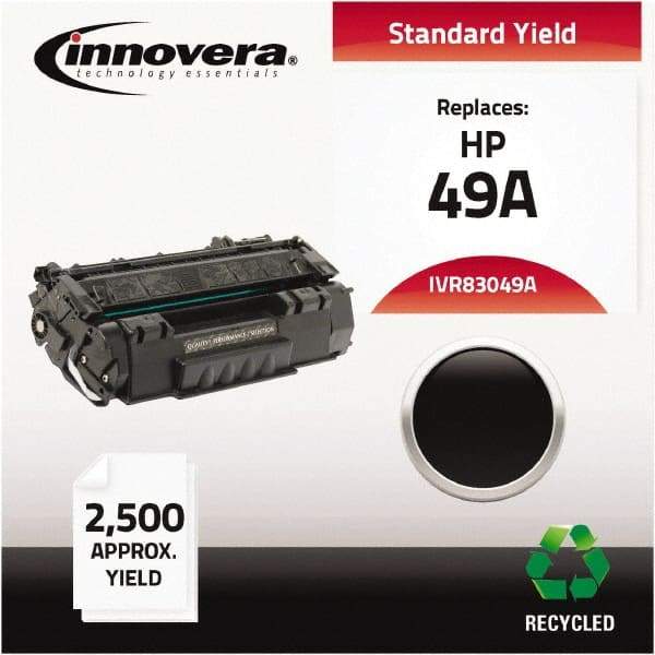 innovera - Black Toner Cartridge - Use with HP LaserJet 1320, 3390, 3392 - Americas Industrial Supply