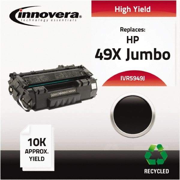 innovera - Black Toner Cartridge - Use with HP LaserJet 1320, 1320N, 1320T, 1320NW, 1320TN, 3390 AIO, 3392 - Americas Industrial Supply