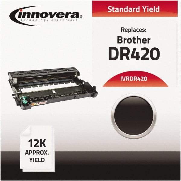 innovera - Black Drum - Use with Brother DCP-7060, 7065DN, HL-2220, 2230, 2280DW, 2240, 2240D, FAX-2840, 2940, MFC-7240, 7360N, 7460DN, 7860DW - Americas Industrial Supply