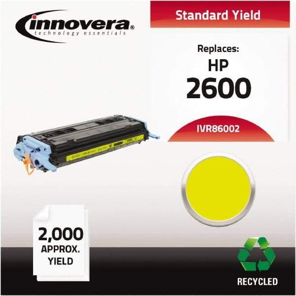 innovera - Yellow Toner Cartridge - Use with HP Color LaserJet 1600, 2600, CM1015 MFP, CM1017 MFP - Americas Industrial Supply