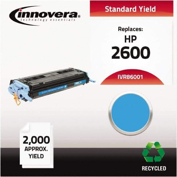 innovera - Cyan Toner Cartridge - Use with HP Color LaserJet 1600, 2600, CM1015 MFP, CM1017 MFP - Americas Industrial Supply