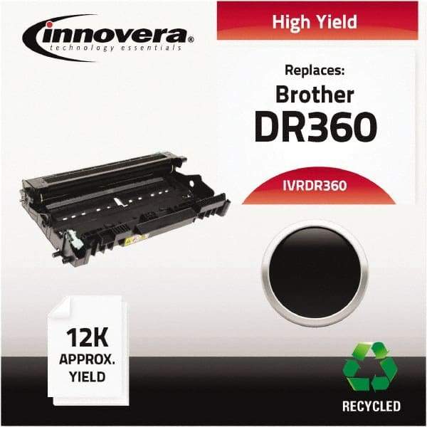 innovera - Black Drum Unit - Use with Brother DCP-7030, 7040, HL-2140, 2150N, 2170W, MFC-7320, 7340, 7345N, 7440N, 7840W - Americas Industrial Supply