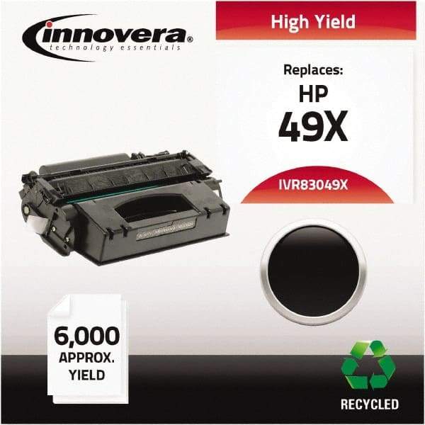 innovera - Black Toner Cartridge - Use with HP LaserJet 1320, 3390, 3392 - Americas Industrial Supply