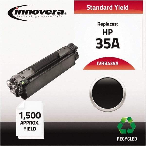 innovera - Black Toner Cartridge - Use with HP LaserJet P1002, P1003, P1004, P1005, P1006 - Americas Industrial Supply