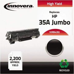 innovera - Black Toner Cartridge - Use with HP LaserJet P1002, P1003, P1004, P1005, P1006, P1009 - Americas Industrial Supply