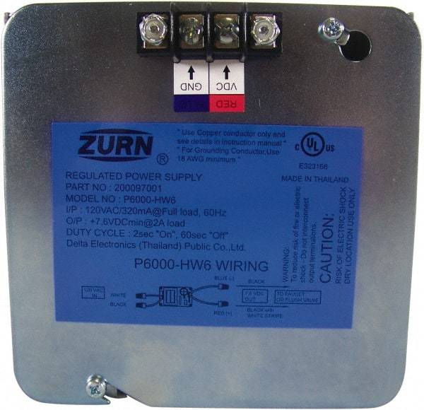 Zurn - Toilet Repair Power Supply - Americas Industrial Supply