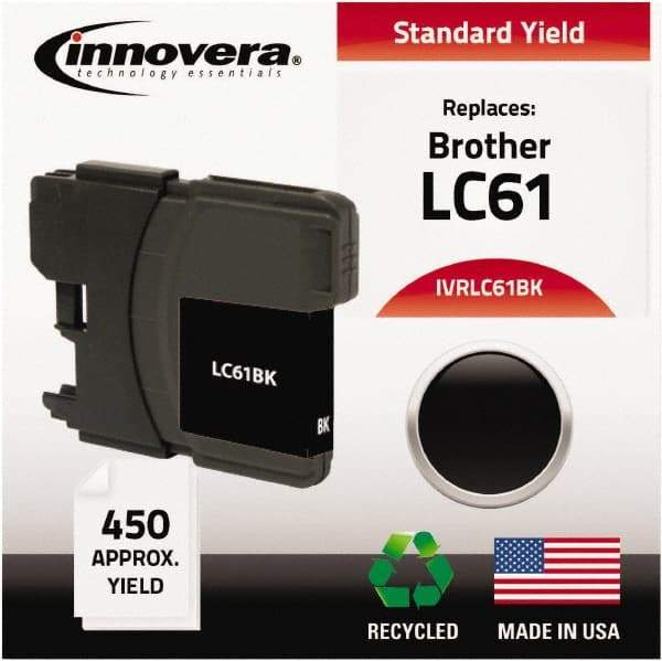 innovera - Black Inkjet Printer Cartridge - Use with Brother DCP-165C, 385C, 585CW, MFC-290C, 490CW, 5490CW, 6490CW, 790CW, 990CW - Americas Industrial Supply