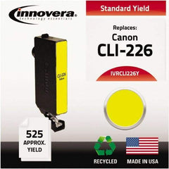 innovera - Yellow Inkjet Printer Cartridge - Use with Canon PIXMA iP4820, iX6520, MG5120, MG5220, MG6120, MG8120, MX882, MX892 - Americas Industrial Supply