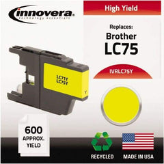 innovera - Yellow Inkjet Printer Cartridge - Use with Brother MFC-J6510DW, MFC-J6710DW, MFC-J6910DW, MFC-J825DW, MFC-J835DW - Americas Industrial Supply