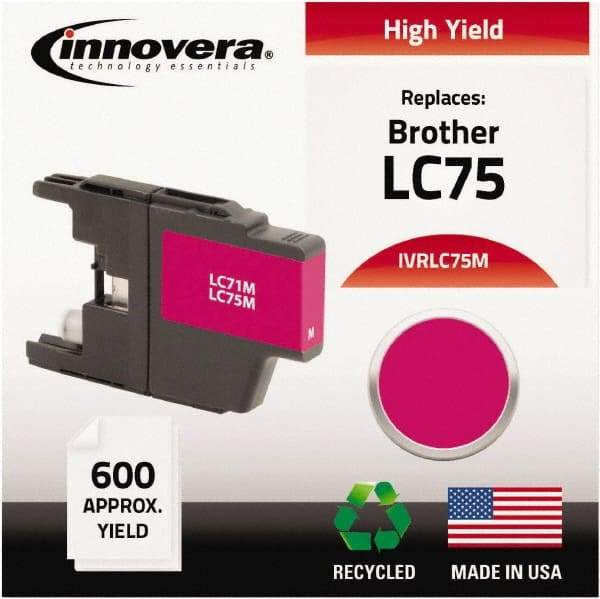 innovera - Magenta Inkjet Printer Cartridge - Use with Brother MFC-J6510DW, MFC-J6710DW, MFC-J6910DW, MFC-J825DW, MFC-J835DW - Americas Industrial Supply