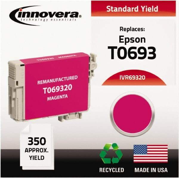 innovera - Magenta Inkjet Printer Cartridge - Use with Epson Stylus C120, CX5000, CX6000, CX7000F, CX7400, CX7450, CX8400, CX9400, NX100, NX200, NX300, NX400, WorkForce 30, 40 - Americas Industrial Supply